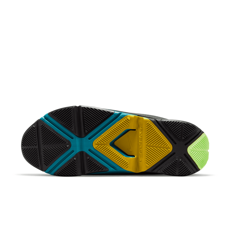 Nike GO FlyEase 'Black Lime Glow' Angle 0