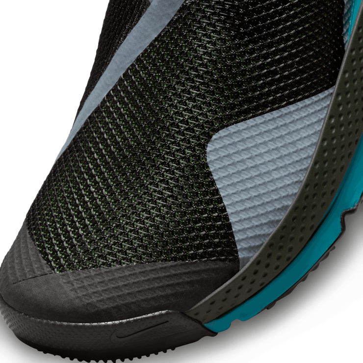 Nike GO FlyEase 'Black Lime Glow' Angle 5