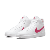 Nike Court Royale 2 Mid 'White Rush Pink' (W) Angle 3