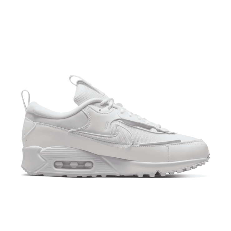 Nike Air Max 90 Futura 'Triple White' (W) Angle 1