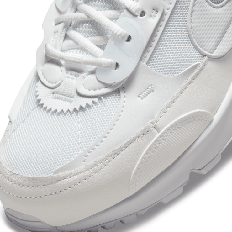 Nike Air Max 90 Futura 'Triple White' (W) Angle 5