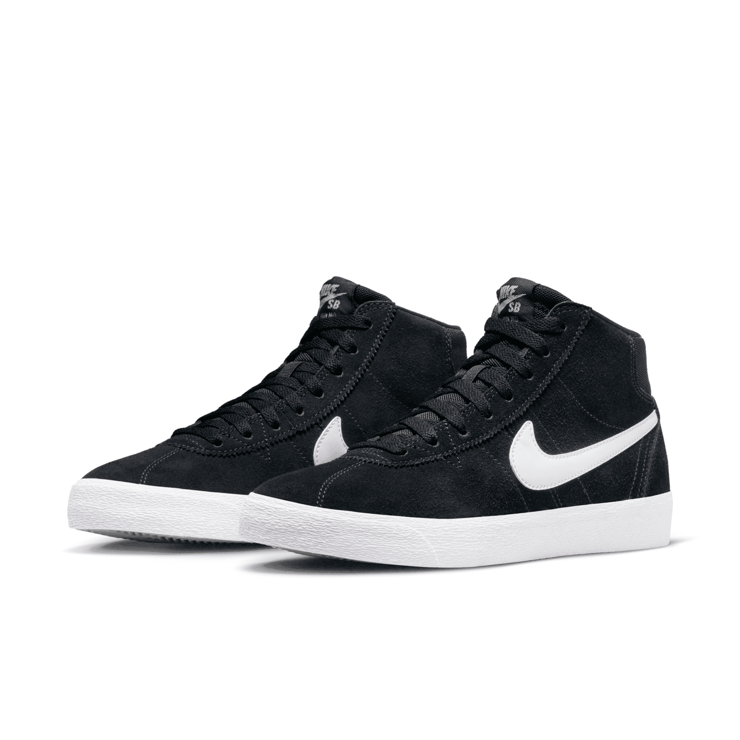 Nike SB Bruin High SB 'Black White' (W) Angle 3