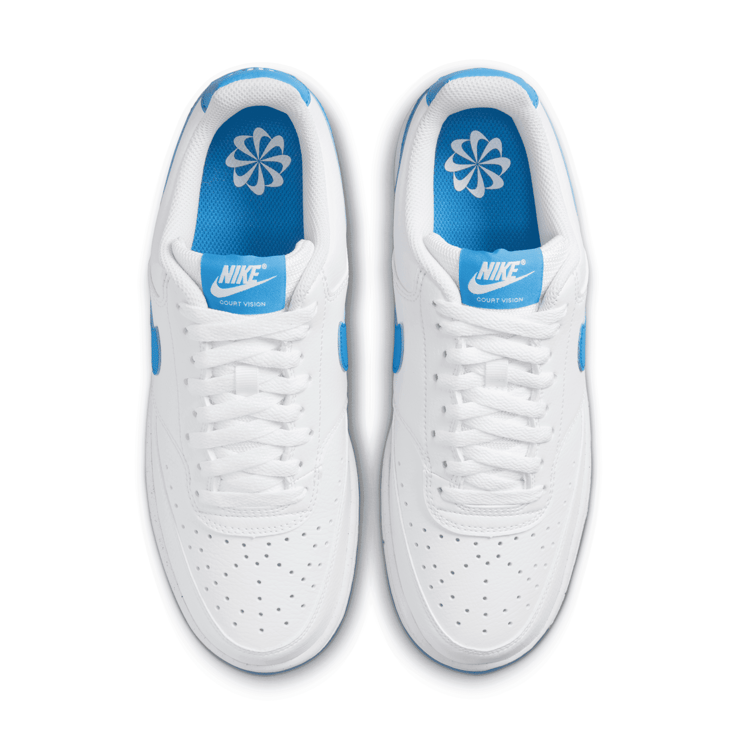 Nike Court Vision Low Next Nature 'White Light Photo Blue' Angle 2