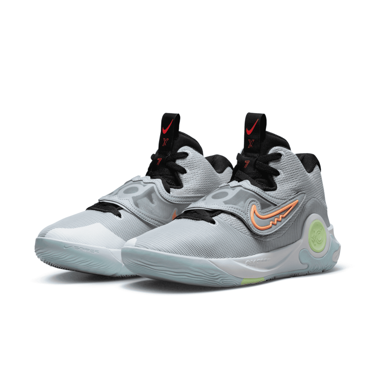 Nike KD Trey 5 X 'Wolf Grey Barely Volt' Angle 3