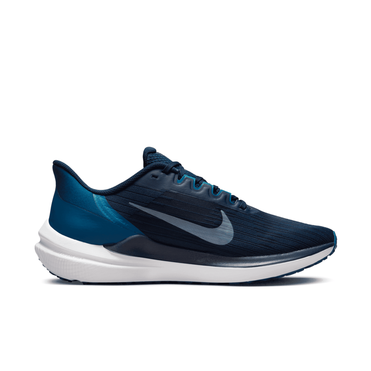 Nike Air Winflo 9 'Obsidian Valerian Blue' Angle 1