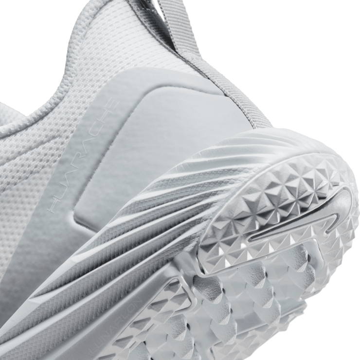 Nike Alpha Huarache 8 Pro TF 'White Pure Platinum' Angle 7