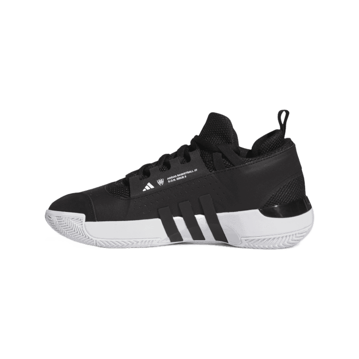 adidas D.O.N. Issue #5 Black White Angle 4