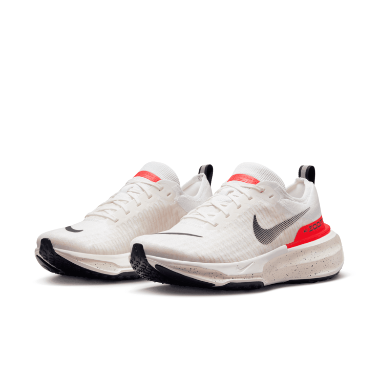 Nike ZoomX Invincible Run Flyknit 3 'White Bright Crimson' Angle 3