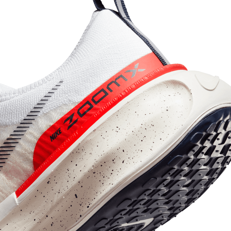Nike ZoomX Invincible Run Flyknit 3 'White Bright Crimson' Angle 6