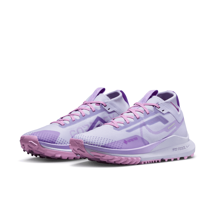 Nike React Pegasus Trail 4 GORE-TEX 'Oxygen Purple' (W) Angle 3