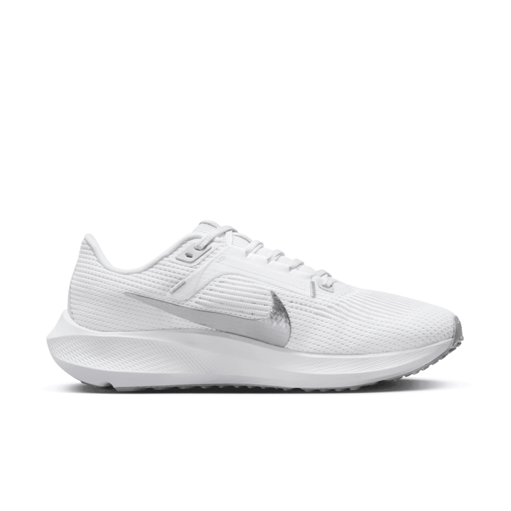 Nike Air Zoom Pegasus 40 'White Metallic Silver' (W) Angle 1