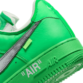 Nike Air Force 1 Low Off-White Light Green Spark BKM Angle 5