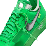 Nike Air Force 1 Low Off-White Light Green Spark BKM Angle 6