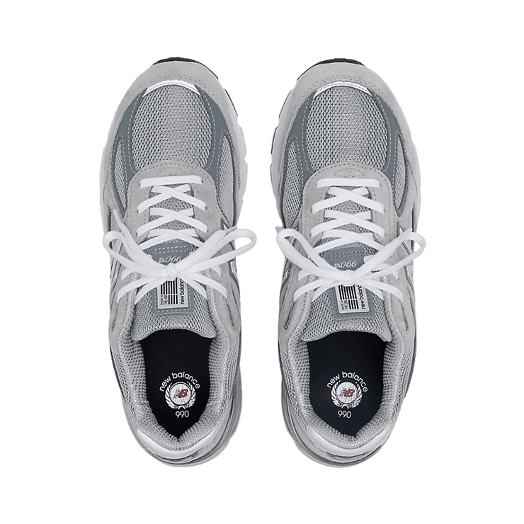 New Balance 990v4 Made in USA Grey Silver Angle 0
