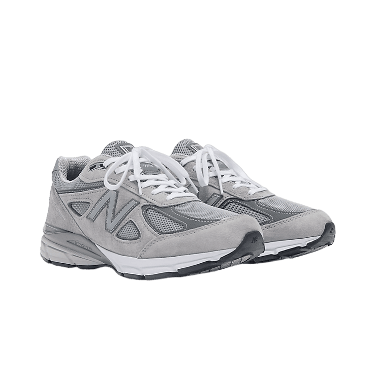 New Balance 990v4 Made in USA Grey Silver Angle 2