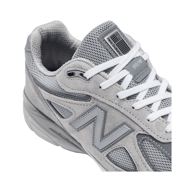 New Balance 990v4 Made in USA Grey Silver Angle 4