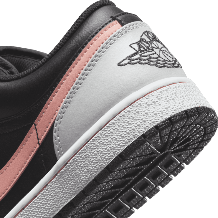 Jordan 1 Low Black Grey Pink Angle 5