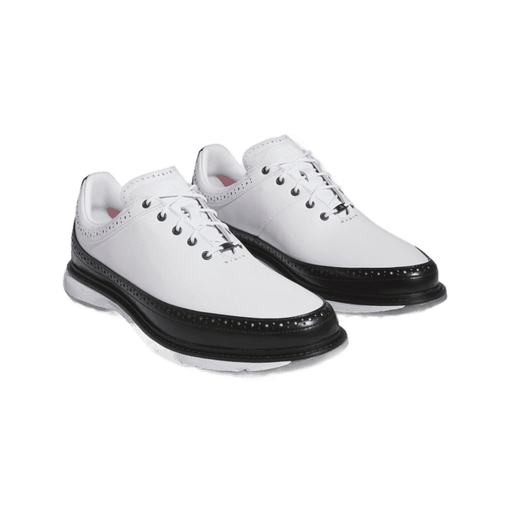 adidas MC80 Spikeless Golf 'White Black' Angle 2