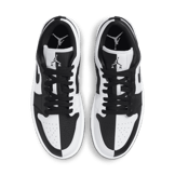 Jordan 1 Low Homage Black White (W) Angle 1