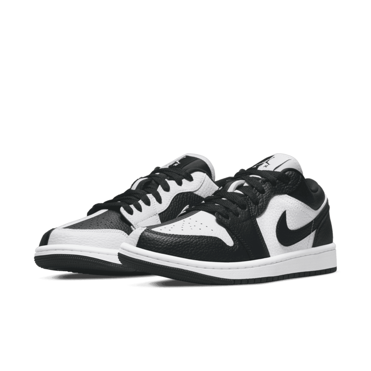 Jordan 1 Low Homage Black White (W) Angle 2