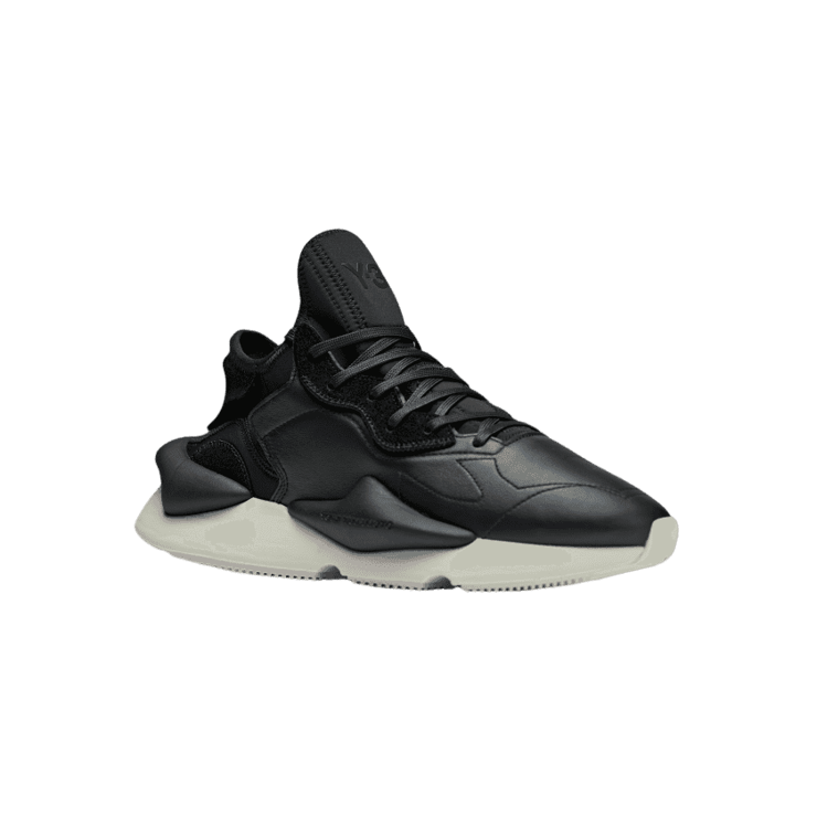 adidas Y-3 Kaiwa 'Black Off White' Angle 2
