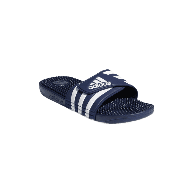 adidas Adissage Slides 'Dark Blue' Angle 2