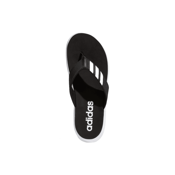 adidas Comfort Sandal 'Black White' Angle 0