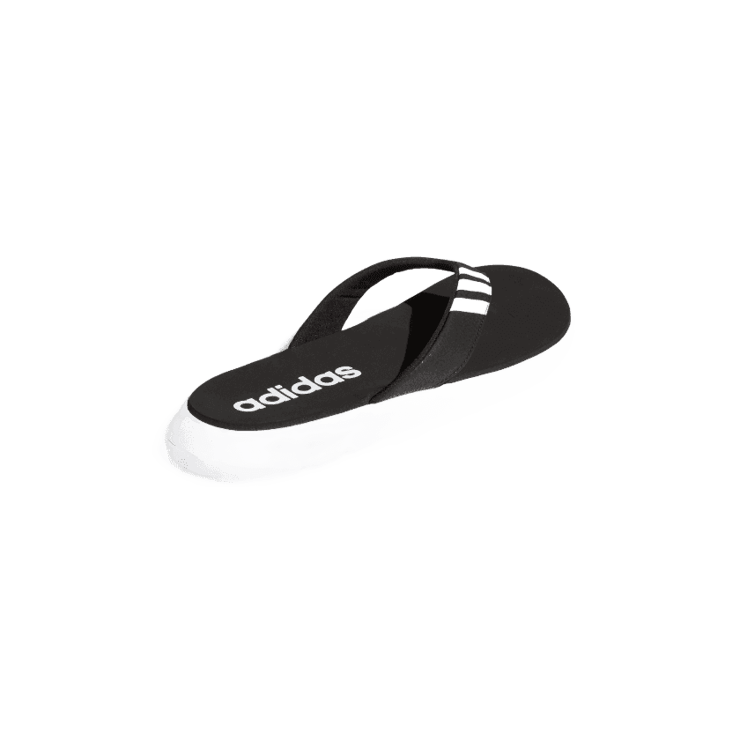 adidas Comfort Sandal 'Black White' Angle 3