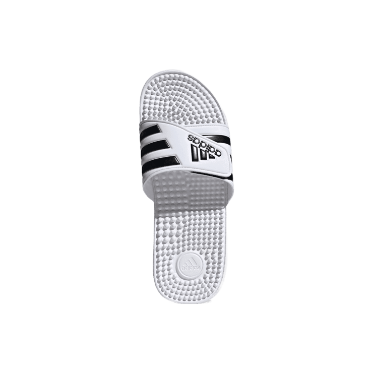 adidas Adissage Slides 'White Black' Angle 0