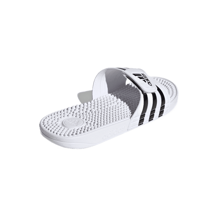 adidas Adissage Slides 'White Black' Angle 3