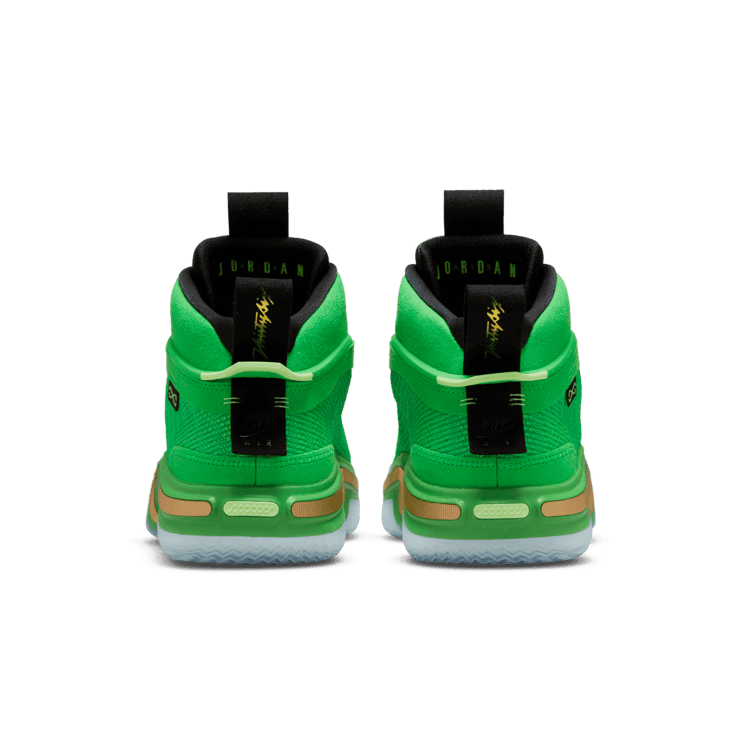 Air Jordan 36 Green Spark Angle 3