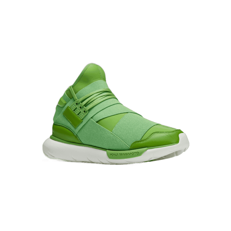 adidas Y-3 Qasa 'Team Rave Green' Angle 2