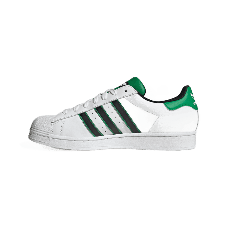 adidas Superstar 'White Black Green' Angle 4
