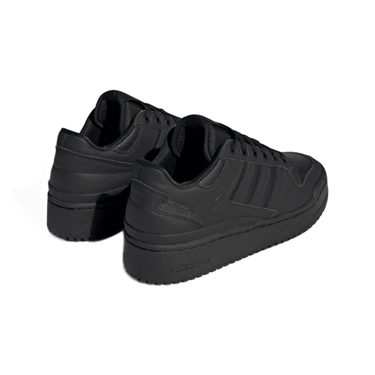 adidas Forum Bold Stripes 'Triple Black' (W) Angle 3
