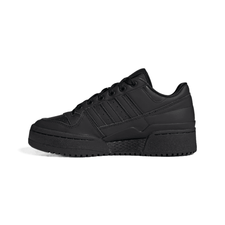 adidas Forum Bold Stripes 'Triple Black' (W) Angle 4