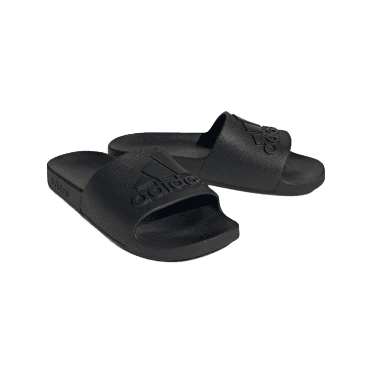 adidas Adilette Aqua Slides 'Core Black' Angle 2
