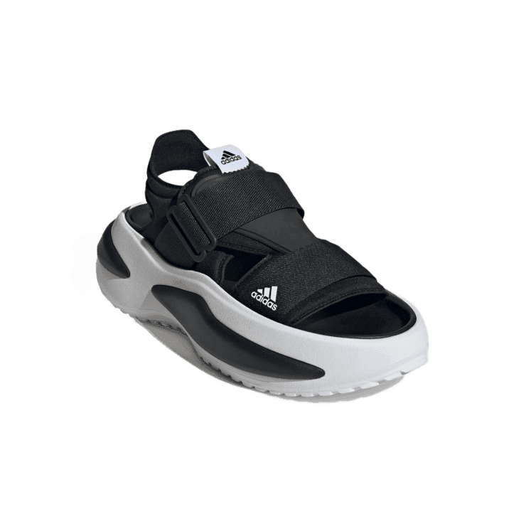 adidas Mehana Sandal 'Black White' (W) Angle 3