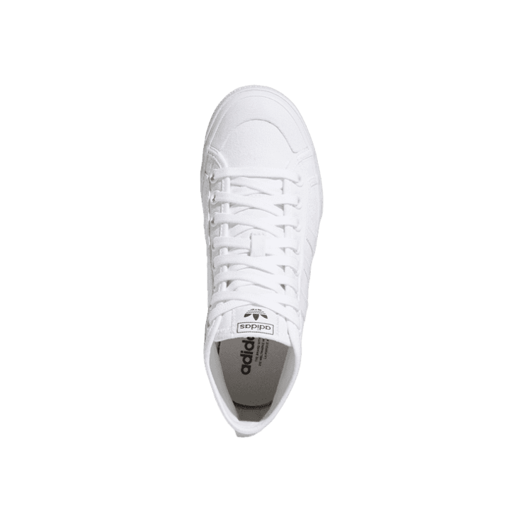 adidas Nizza Platform Mid 'Triple White' (W) Angle 0