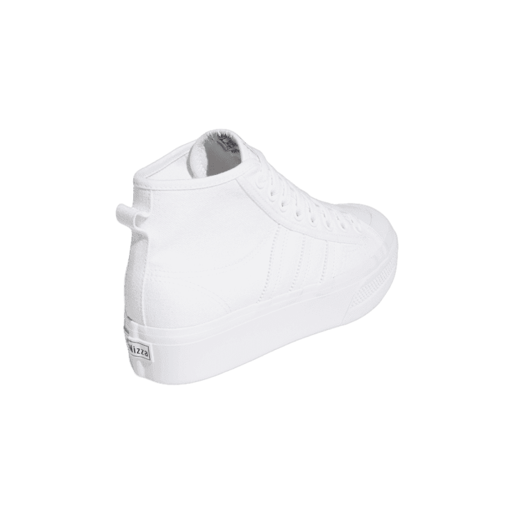 adidas Nizza Platform Mid 'Triple White' (W) Angle 3