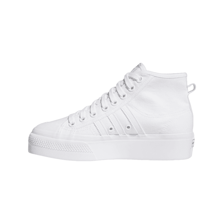 adidas Nizza Platform Mid 'Triple White' (W) Angle 4