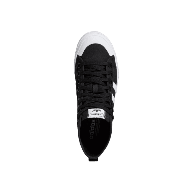 adidas Nizza Platform Mid 'Core Black White' (W) Angle 0