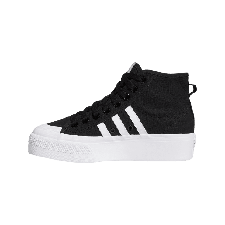 adidas Nizza Platform Mid 'Core Black White' (W) Angle 4