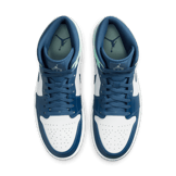 Jordan 1 Mid Mystic Navy Mint Foam Angle 1