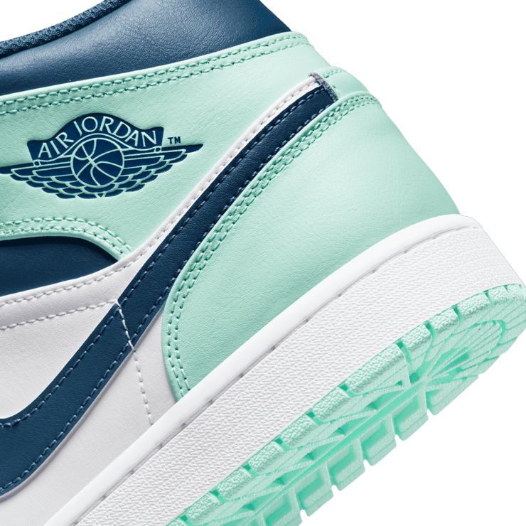 Jordan 1 Mid Mystic Navy Mint Foam Angle 5