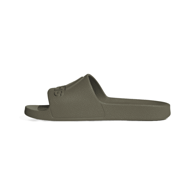 adidas Adilette Aqua Slides 'Olive Strata' Angle 4