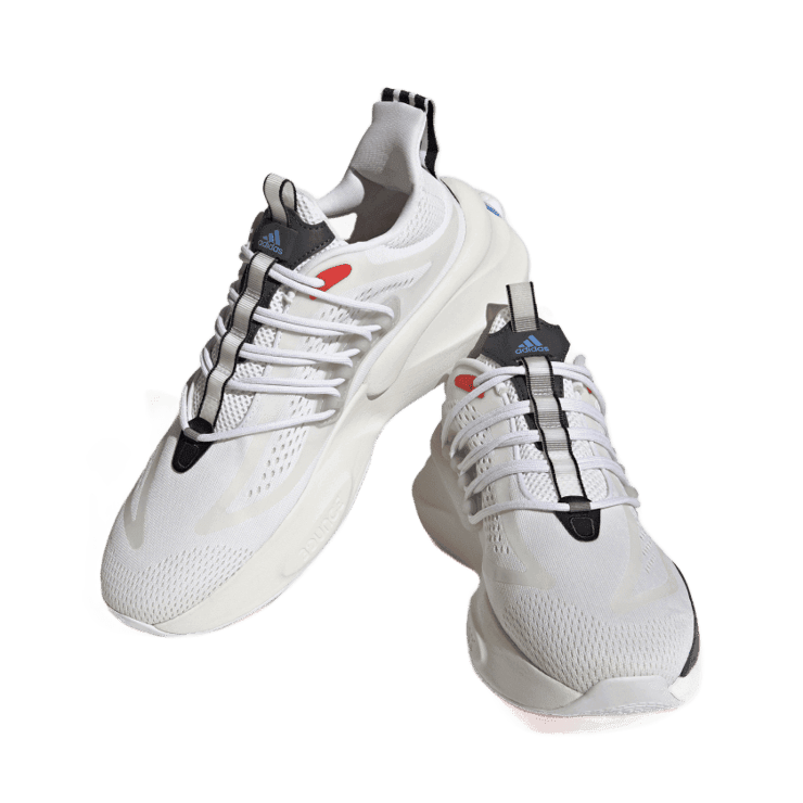 adidas AlphaBoost V1 'White Black Blue Fusion' Angle 2