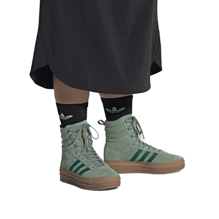 adidas Gazelle Boot 'Silver Green Gum' (W) Angle 0