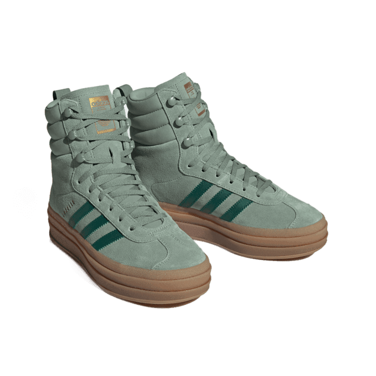 adidas Gazelle Boot 'Silver Green Gum' (W) Angle 3