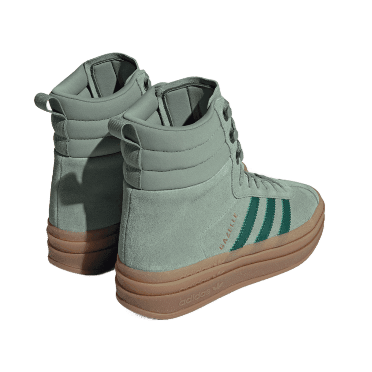 adidas Gazelle Boot 'Silver Green Gum' (W) Angle 4