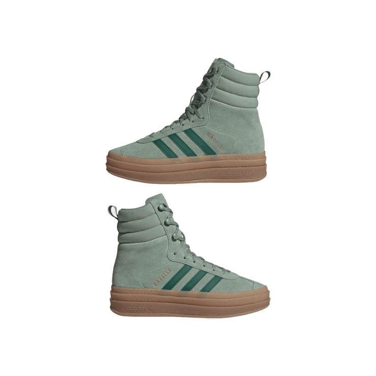adidas Gazelle Boot 'Silver Green Gum' (W) Angle 6